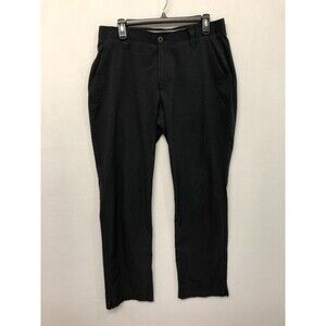 Under Armour Men Chino Golf Pants Size 34x32 Black Loose Fit B299 -29